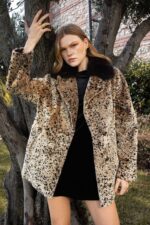 Hakiki Kuzu Kürkü Ceket - Görsel 2