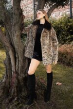 Hakiki Kuzu Kürkü Ceket - Görsel 4