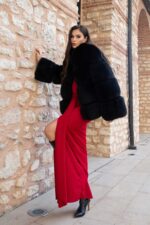 Hakiki Tilki Kürkü Ceket - Görsel 6