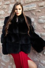 Hakiki Tilki Kürkü Ceket - Görsel 3