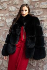 Hakiki Tilki Kürkü Ceket - Görsel 2