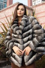 Hakiki Chinchillla Kürkü Ceket - Görsel 2