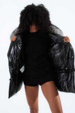 Çift Taraflı Arjante Aksesuarlı Püskül Detaylı Ceket - Görsel 11