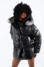 Çift Taraflı Arjante Aksesuarlı Püskül Detaylı Ceket - Görsel 5