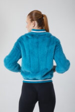 Gerçek Vizon Kürkü Ri̇bana Detaylı Bomber - Görsel 3